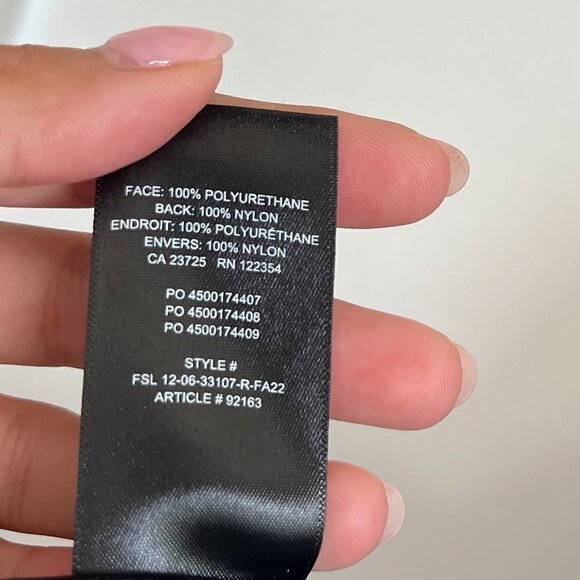 Ten by Babaton | Showcase Pant High-waisted Vegan Leather leggings - Picture 7 of 10